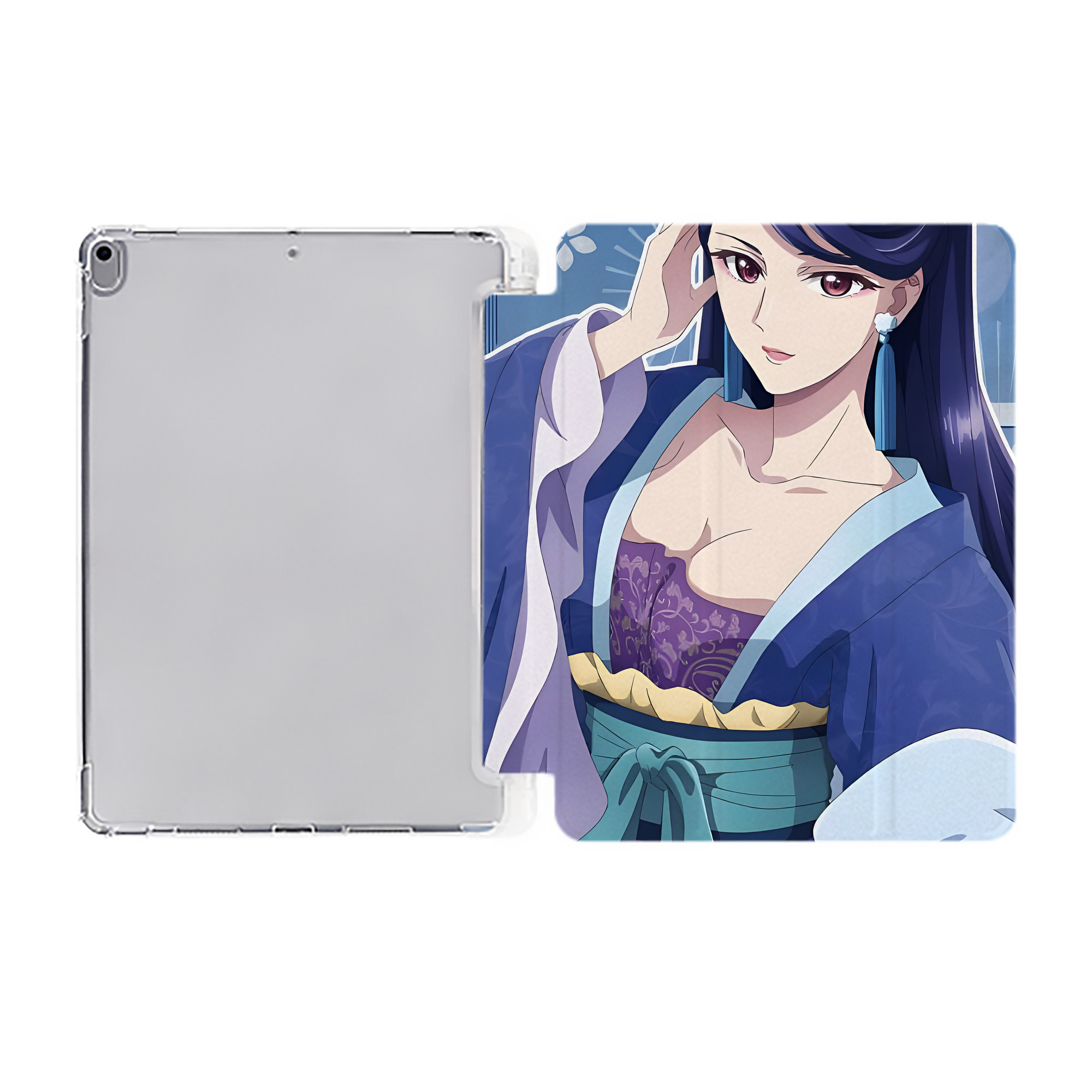 （画像用） 薬屋のひとりごと The Apothecary Diaries IPad ケース ペン収納付き 三つ折りスタンド PUレザー×シリコン 対応機種9.5/10.5/10.9インチ